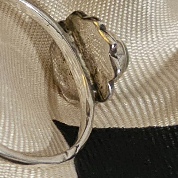 Topaz Marble Flower Ring - Picture 5 of 5